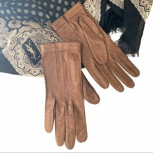 Women’s 7 Vintage Aris Leather Gloves